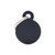 My Family Basic Circle Pet Tag Black