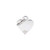 My Family Basic Heart Pet Tag Chrome