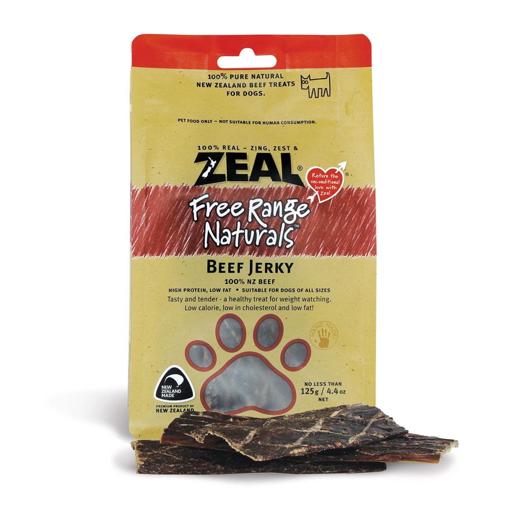 Zeal Free Range Naturals Beef Fillets for Dogs (125g)