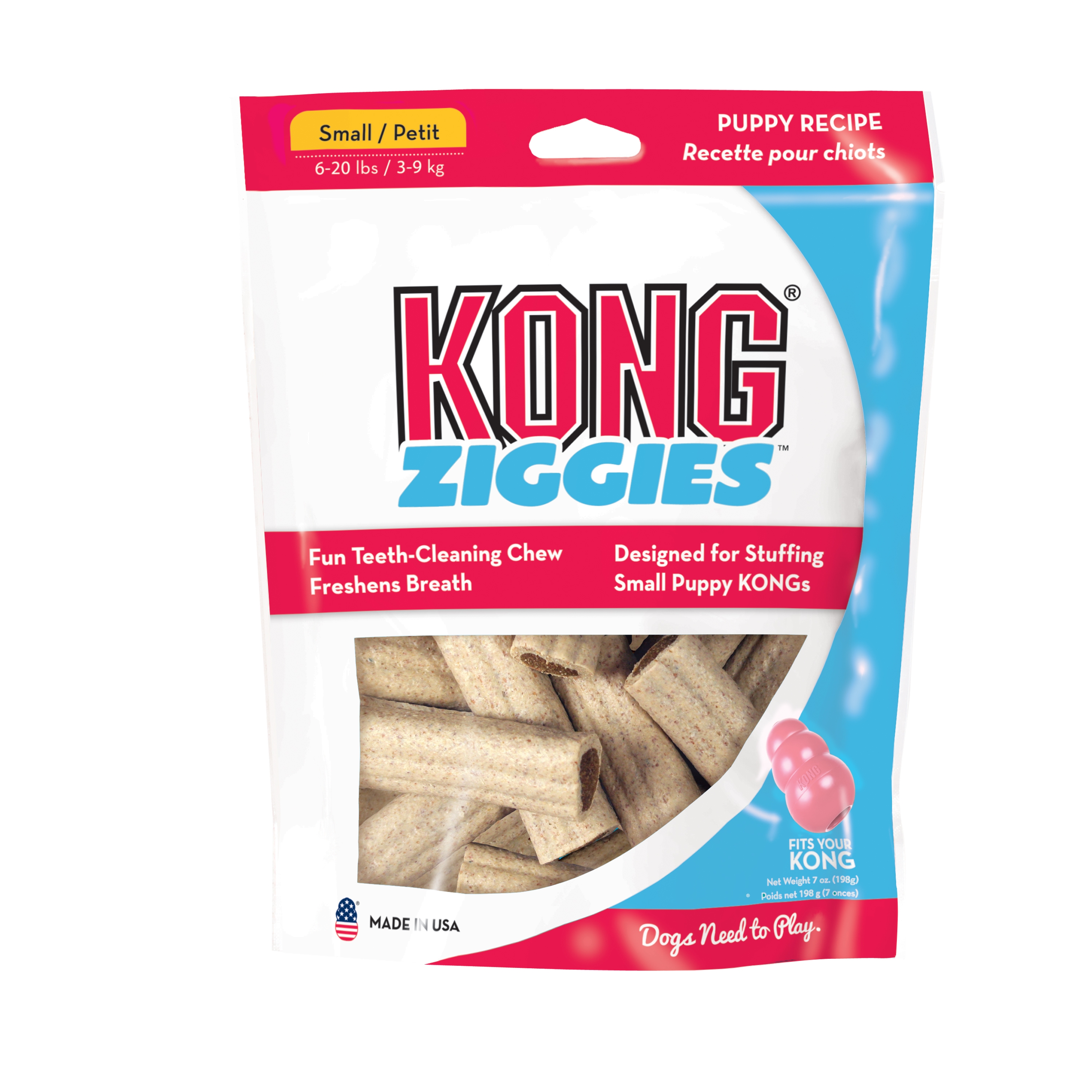 KONG Ziggies Puppy Small Dog (12 pack)