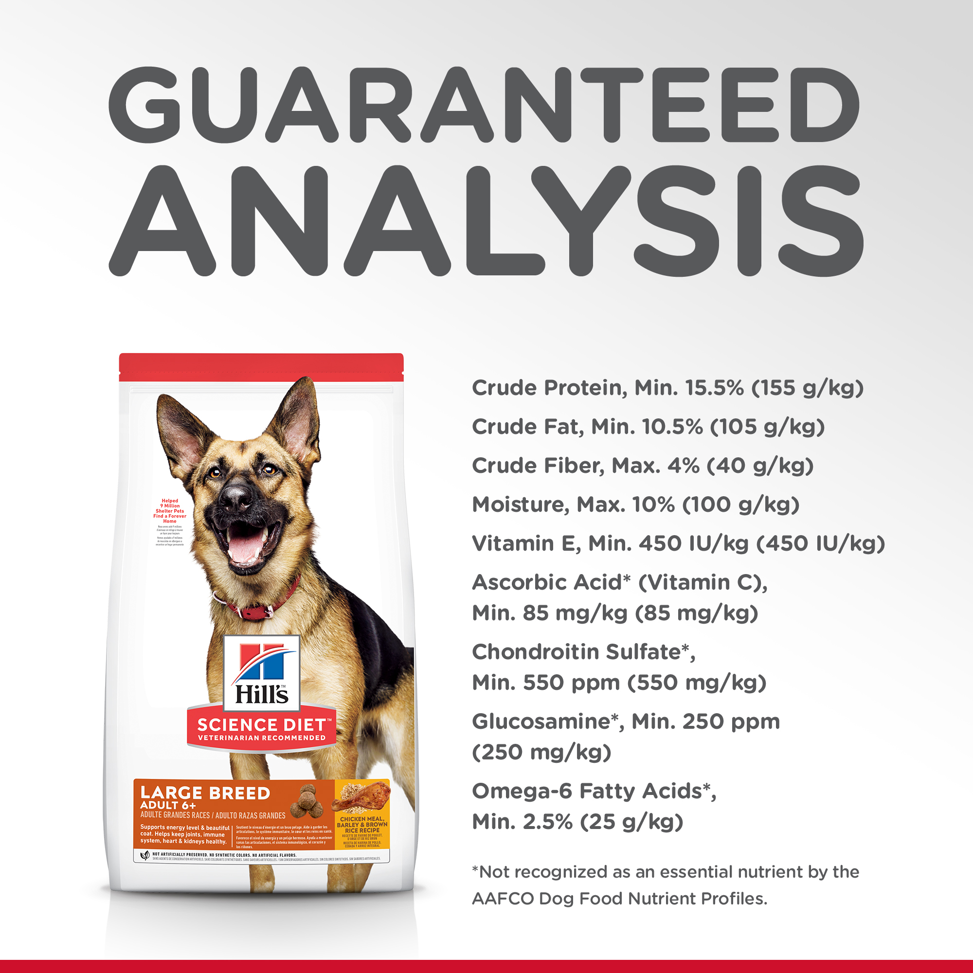 Hill's Science Diet Senior Adult 6+ Large Breed Dry Dog Food 12kg bag