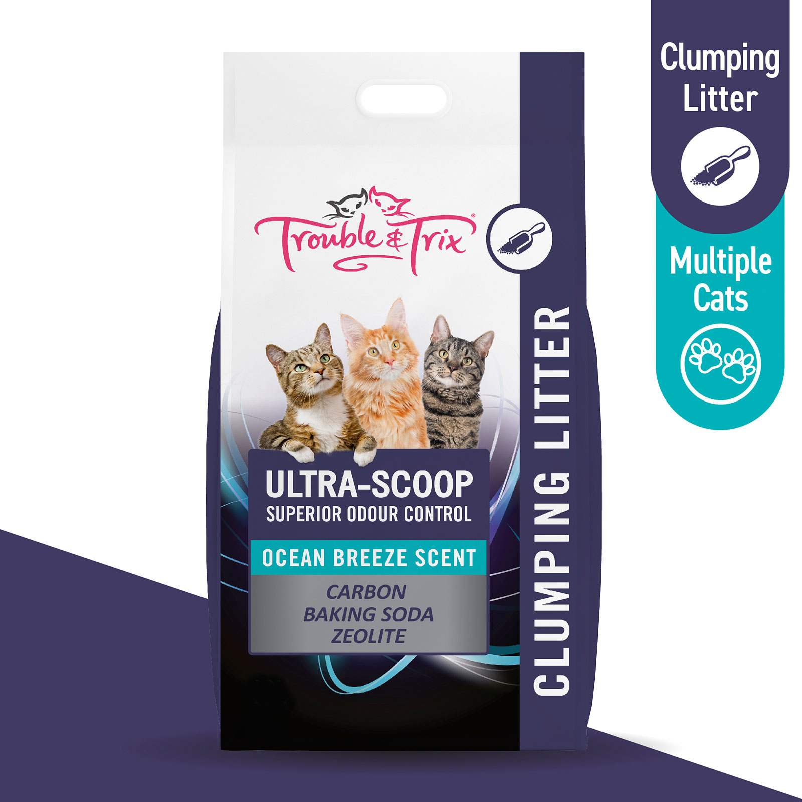 Trouble & Trix UltraScoop Clumping Cat Litter (10 Litre) Pet Chemist
