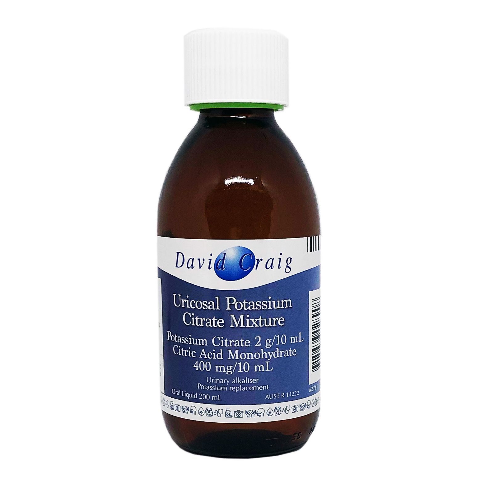 Uricosal Potassium Citrate Mixture (200ml)