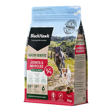 Black Hawk Healthy Benefits Adult Joints Muscles Dry Dog Food