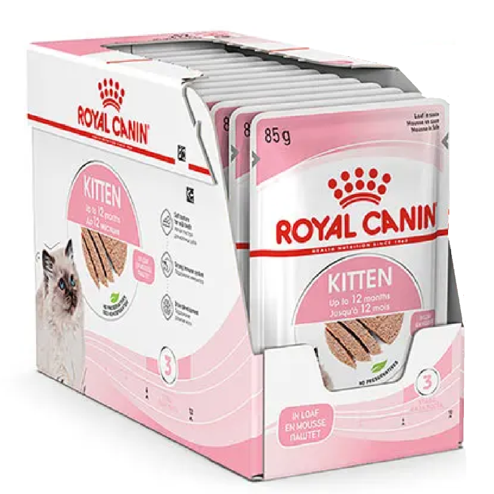 Royal Canin Kitten Wet Food Loaf Pouches