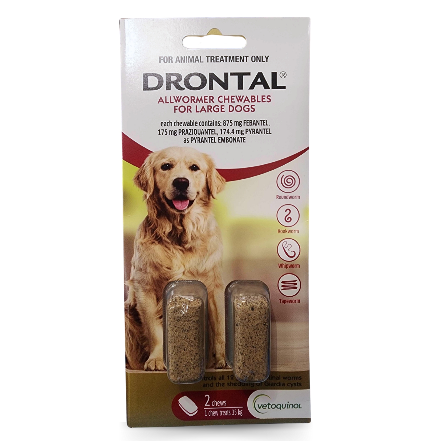 Drontal Dog Chews Large 35kg