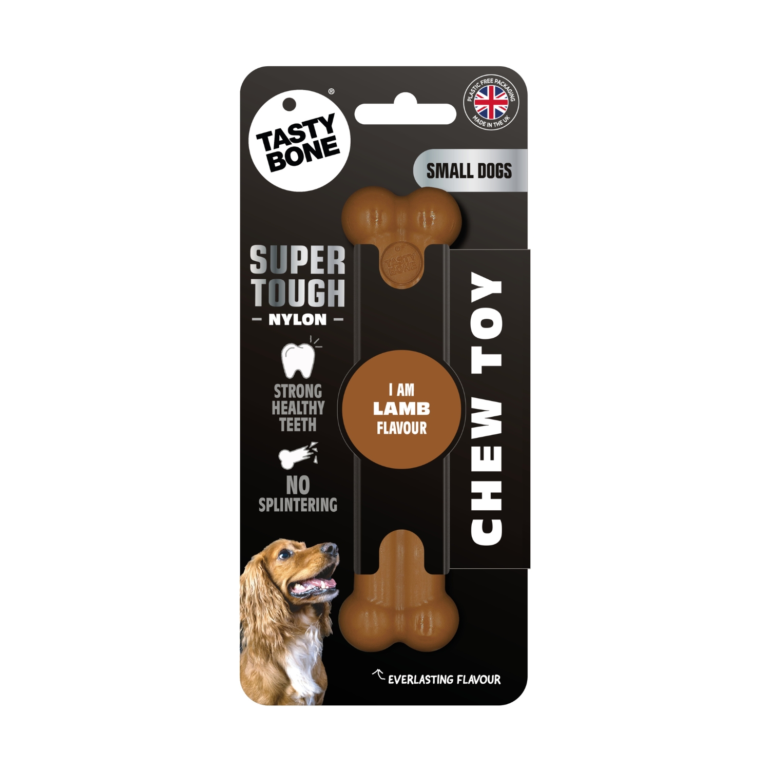 Tasty Bone Nylon Lamb Chew Toy for Dogs - Large