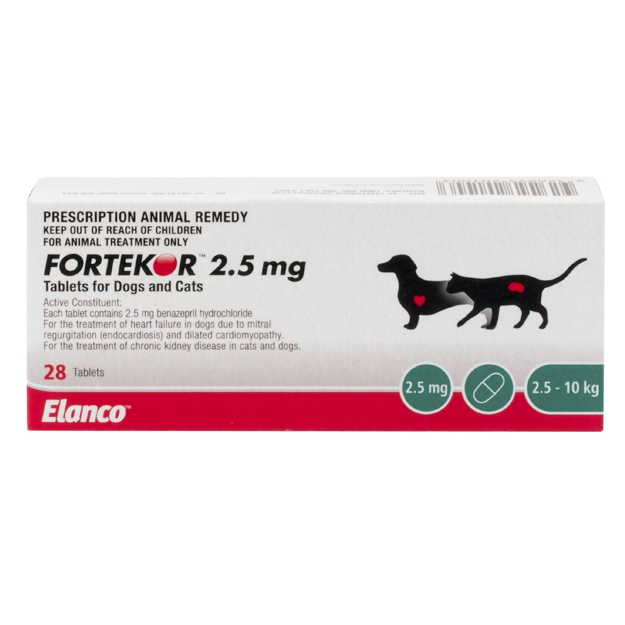 Fortekor 2.5mg Tablets For Dogs and Cats