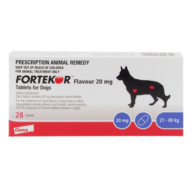 Fortekor 20mg Tablets For Dogs and Cats