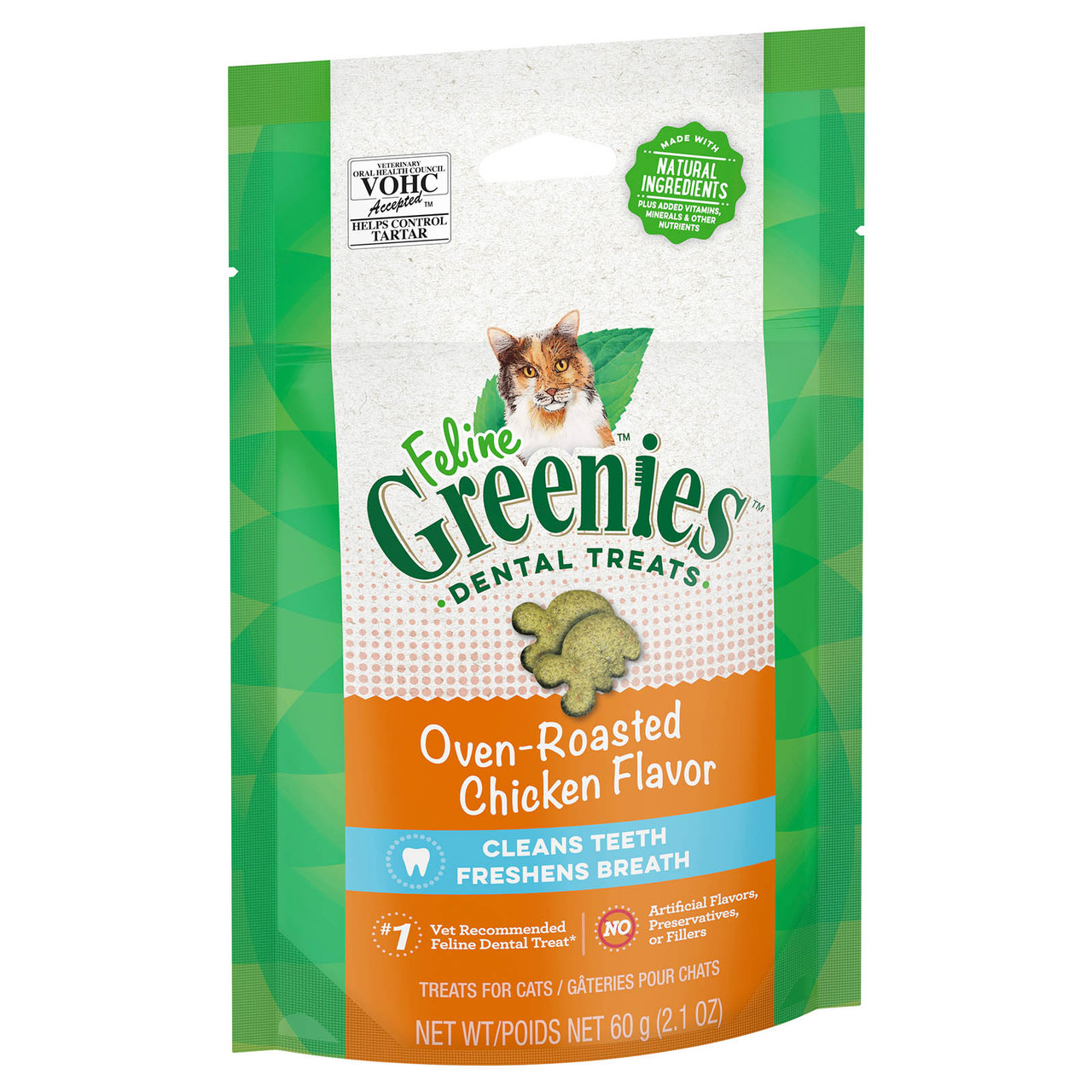 Greenies Feline Chicken Flavour Dental Treats For Cats