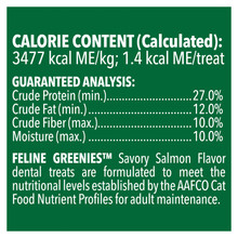 Greenies Feline Salmon Flavour Dental Treats For Cats