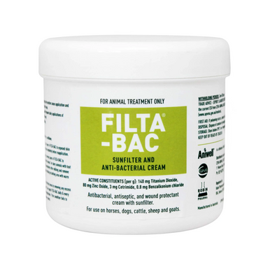 Filta-Bac Sunfilter & Anti-Bacterial Cream 500g jar