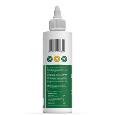 Natural Animal Solutions Omega 3, 6 & 9 Oil 200ml