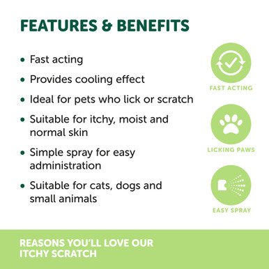Natural Animal Solutions NAS Itchyscratch Spray (100ml)