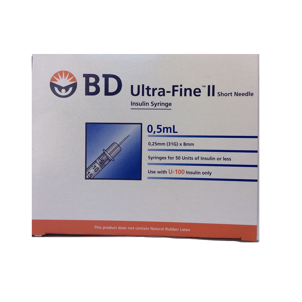 BD Becton Dickinson Ultra-Fine Short Insulin Pen Needles 31G 8mm