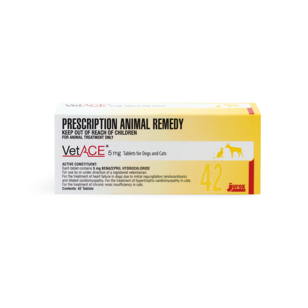 Vetace 5mg Tablets For Dogs and Cats (42 tablets)