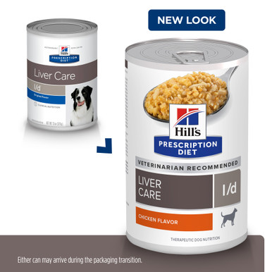 Hill's Prescription Diet l/d Liver Care Cans Wet Dog Food - New Look