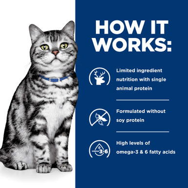 Hill's Prescription Diet d/d Skin/Food Sensitivities Dry Cat Food - How it Works