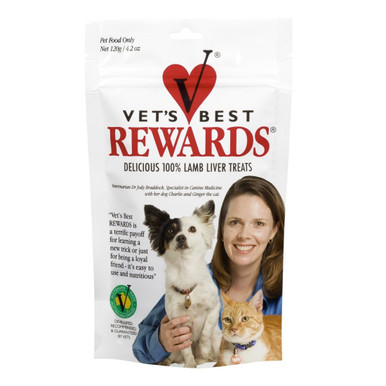 Vet's Best Rewards Lamb Liver Treats - 120g pack