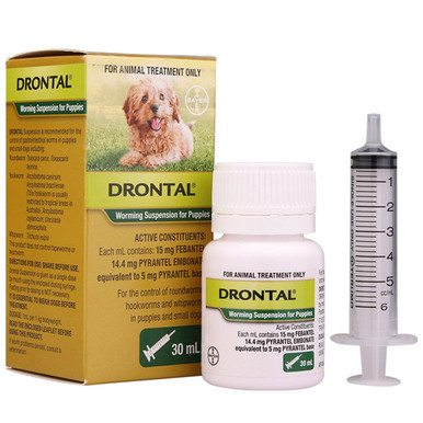 Drontal sales puppy worming