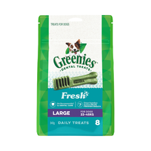 Greenies Mint Fresh Large Dog (22-45kg) - 8 pack (340g)