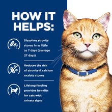 Hill's Prescription Diet c/d Multicare Urinary Care Chicken & Vegetable Stew Wet Cat Food - How it Helps