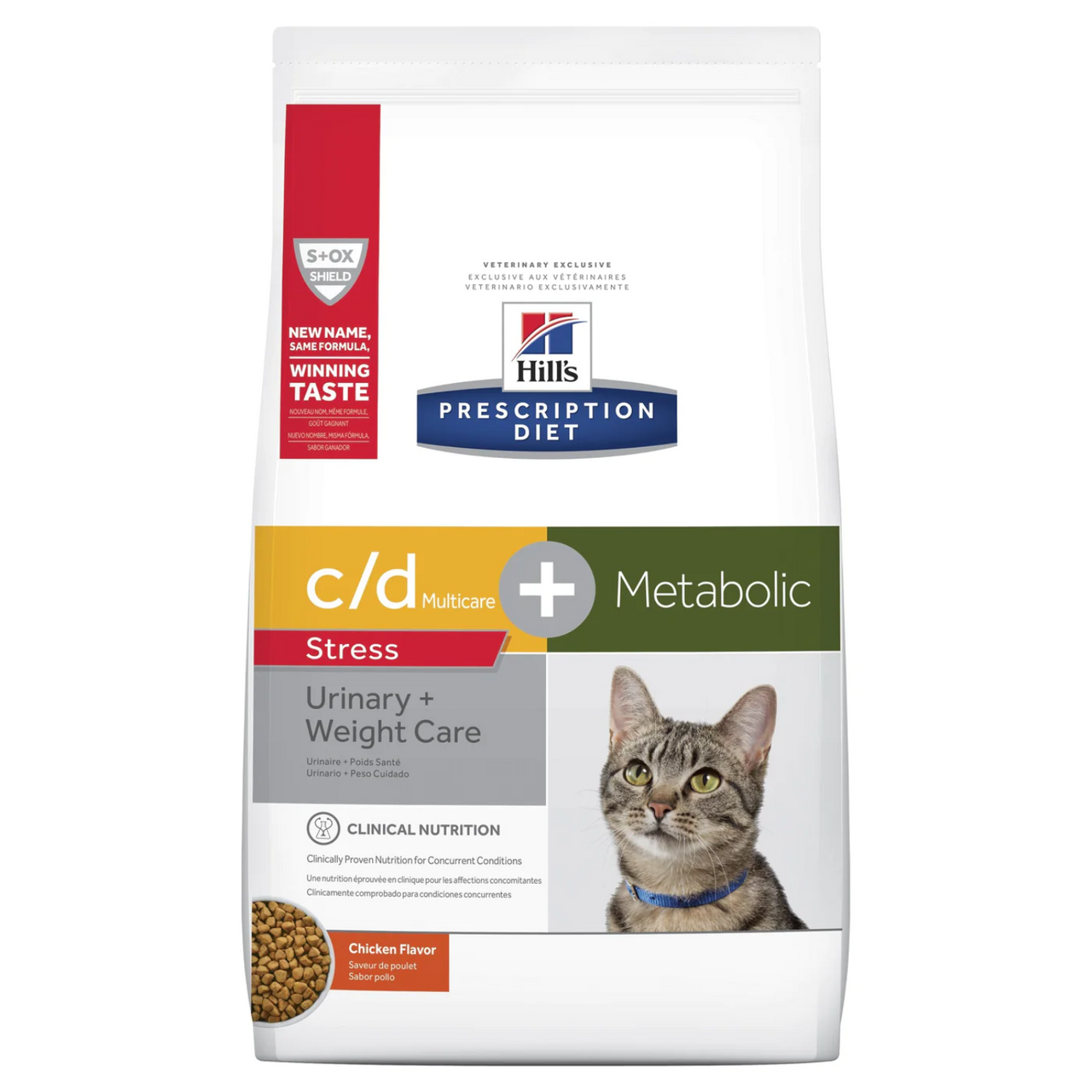 Hill's Prescription Diet c/d Multicare Stress Urinary Care + Metabolic Weight Dry Cat Food