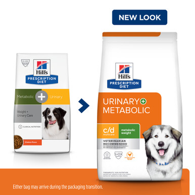 Hill's Prescription Diet c/d Multicare Urinary Care + Metabolic Weight Canine Dry Dog Food - New Look