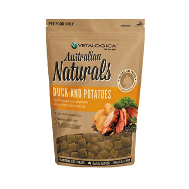 Vetalogica Australian Naturals Duck & Potato for Treats Cats (100g)