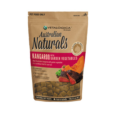 Vetalogica Australian Naturals Kangaroo & Vegetables Treats for Cats (100g)