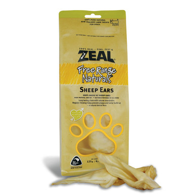 Zeal Free Range Naturals Sheep Ears for Dogs - Old Packaging