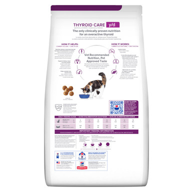 Hill's Prescription Diet y/d Thyroid Care Dry Cat Food