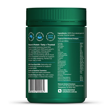 Natural Animal Solutions NAS Goat Milk Powder (400g)