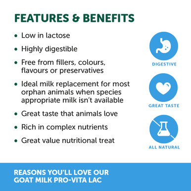 Natural Animal Solutions NAS Goat Milk Powder (400g)