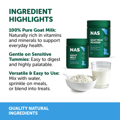 Natural Animal Solutions NAS Goat Milk Powder (400g)