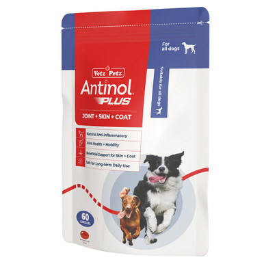 Antinol Plus EAB-277 For Dogs 60s - new packaging