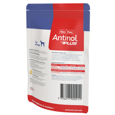 Antinol Plus EAB-277 For Dogs 60s - new packaging