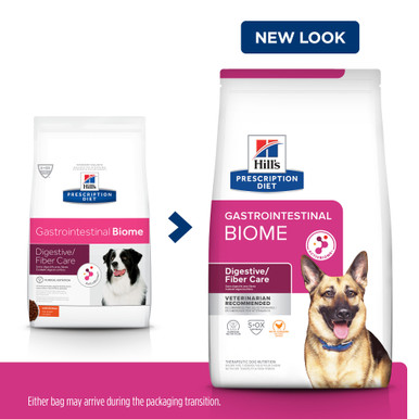 Hill's Prescription Diet Gastrointestinal Biome Digestive/Fiber Care Dry Dog Food - New Look