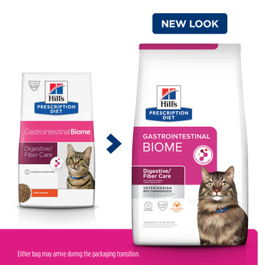 Hill's Prescription Diet Gastrointestinal Biome Digestive/Fibre Care Dry Cat Food - 1.8kg bag