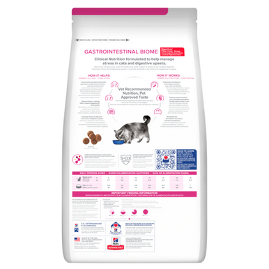 Hill's Prescription Diet Gastrointestinal Biome Digestive/Fibre Care Dry Cat Food - 1.8kg bag (604199)