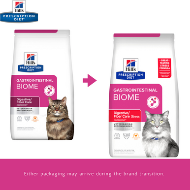 Hill's Prescription Diet Gastrointestinal Biome Digestive/Fibre Care Dry Cat Food - 1.8kg bag (604199)
