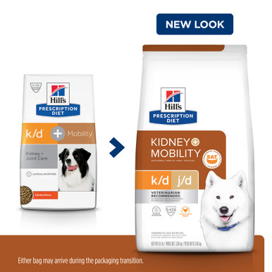 Hill's Prescription Diet k/d Kidney Care + Mobility Joint Care Dry Dog Food