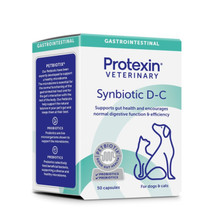 Synbiotic D-C Probiotic & Prebiotic Capsules For Dogs & Cats (50 capsules) - Pack Shot