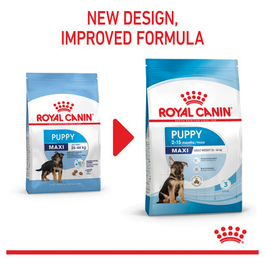 Royal Canin Canine Maxi Puppy Dry Food - New Packaging
Either Packaging may arrive during the brand transition.