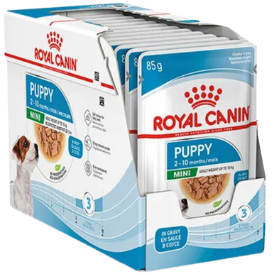 Royal Canin Canine Mini Puppy Wet Food Pouches