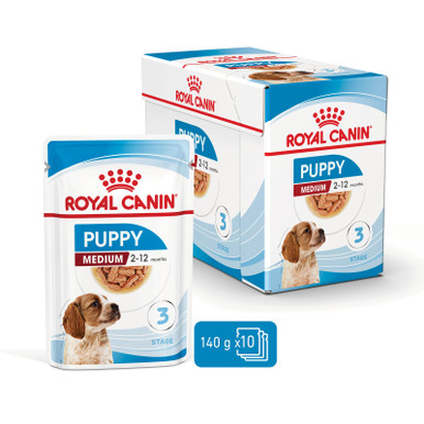 Royal Canin Canine Medium Puppy Wet Food Pouches