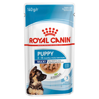 Royal Canin Canine Maxi Puppy Wet Food Pouches