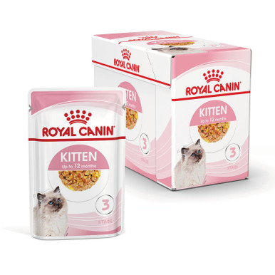 Royal Canin Kitten Wet Food Jelly Pouches