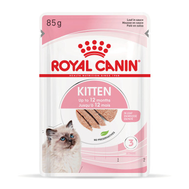 Royal Canin Kitten Wet Food Loaf Pouches