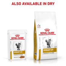 Royal Canin Veterinary Diet Feline Urinary S/O Moderate Calorie Wet Cat Food Pouches